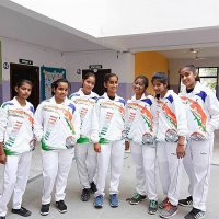 Girls Team of our school stood first